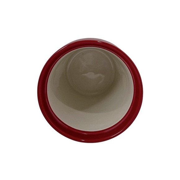 TEA FORTE Bright red Loose tea Infuser Cup with Lid Holds 12 oz. LIKE NEW - Picture 8 of 10